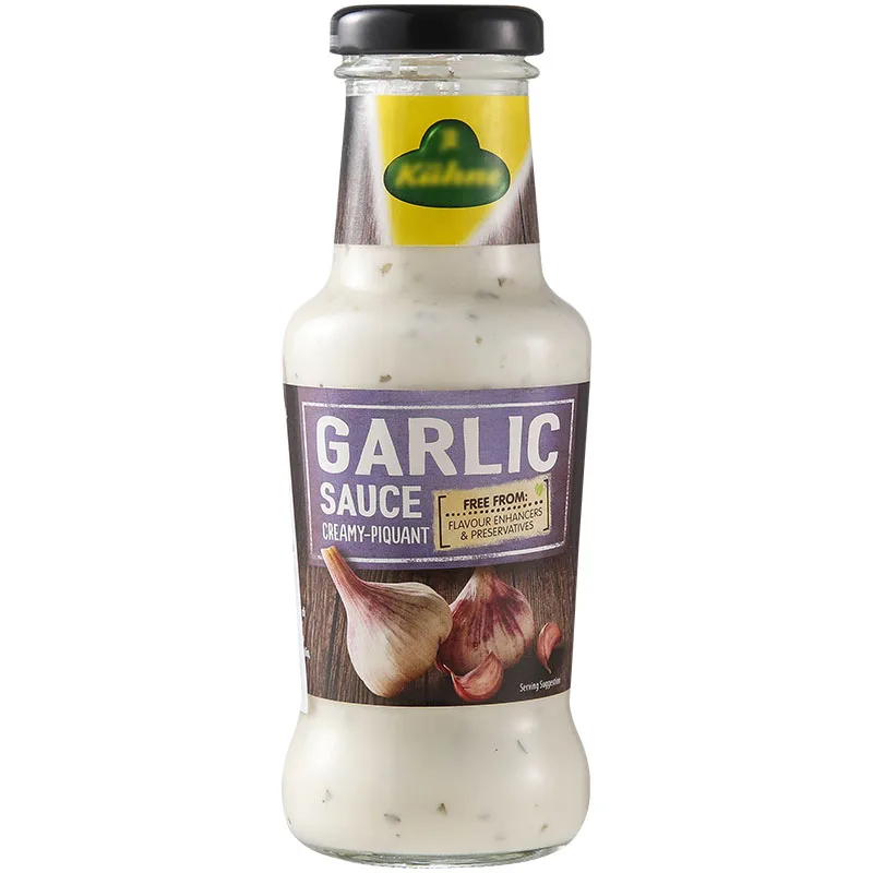 

German Garlic Sauce 250ml Western Sauce Pasta Pizza Grilled Shrimp Seafood Sauce Fresh Date