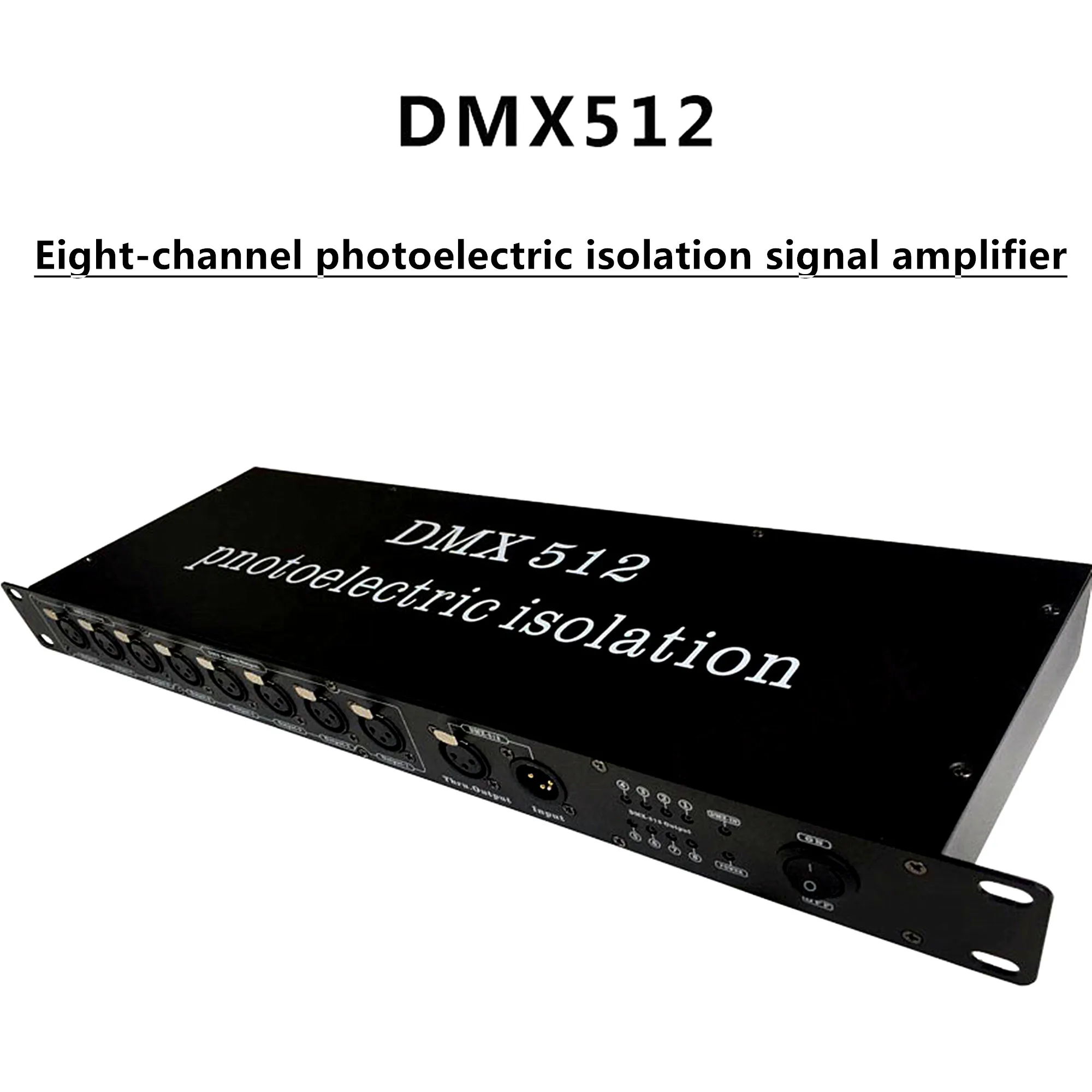 Лучшее качество 8CH DMX сплиттер DMX512 сценический светильник разделитель усилителя