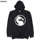 Мужская толстовка с капюшоном Mortal Kombat Dragon, черная хлопковая Новая мужская толстовка, Модный пуловер, толстовки, Мужская толстовка, уличная одежда на осень и весну