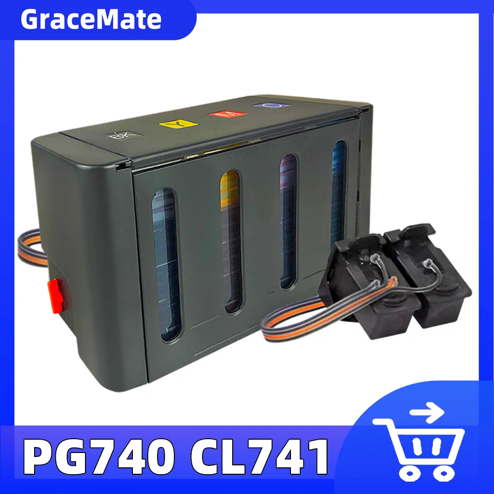 

PG740 CL741 Compatible For Canon MX377 MX517 MX437 377 PIXMA MG227 MG3170 2170 MG4170 CISS 740 741 Refill Ink Cartridge