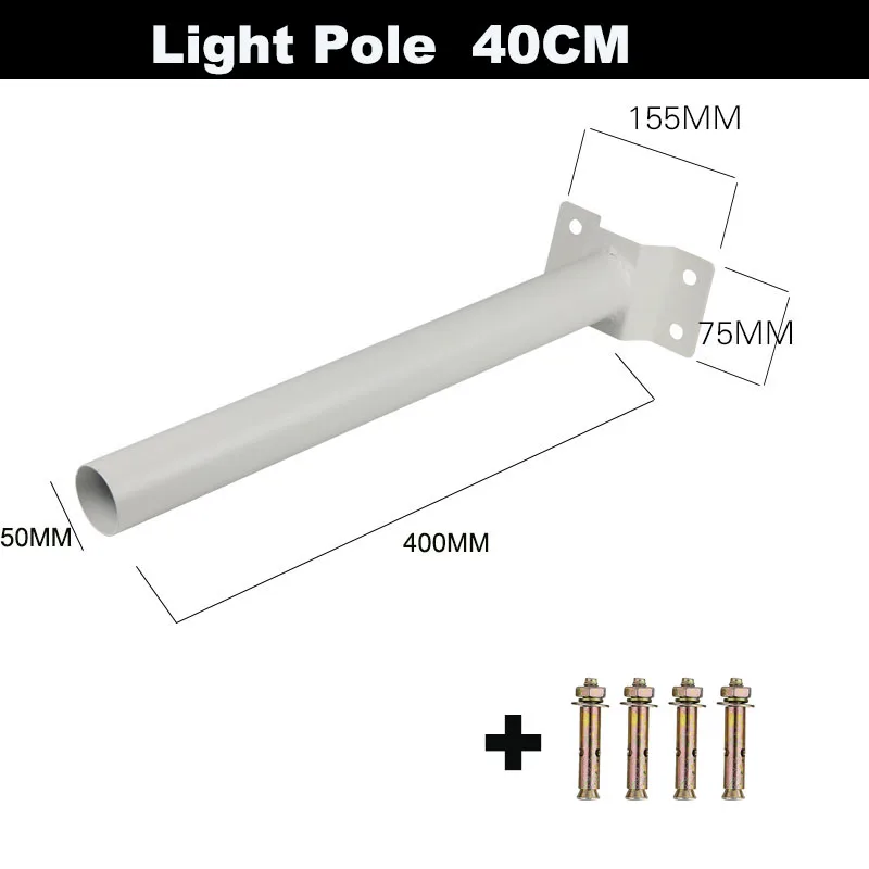 40CM Light Pole BEYLSION 20 Вт 40 Вт 60 Вт Светодиодный уличный фонарь на солнечной батарее, лампа на солнечной батарее, уличный светильник, солнечный садовый светильник, уличный светодиодный светильник на солнечной батарее, PIR датчик - Испускаемый цвет: 40CM Light Pole