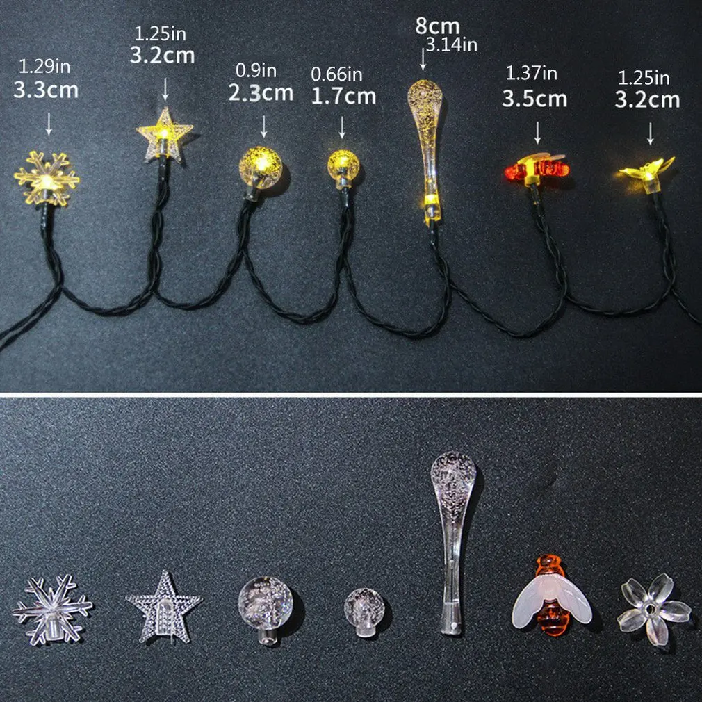 

Christmas Decoration Solar Led String 50 Lights Christmas Garden Outdoor Holiday Decoration String Light 7m