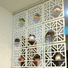 우드 룸 파티션 벽 접이식 스크린 커튼, 걸이식 스크린 파티션, 12 PCs/로트, 29CMX29CM