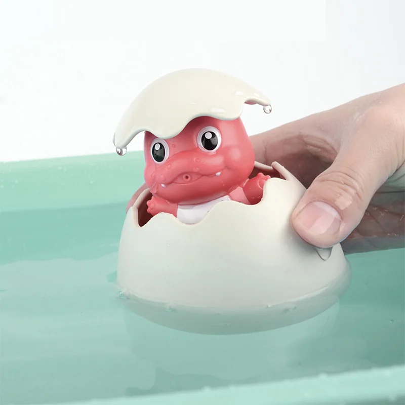 Baby Bathing Toy Kids Cute Dinosaur Egg Water Spray Sprinkler Bathroom Sprinkling Shower Swimming Toys Gift | Игрушки и хобби