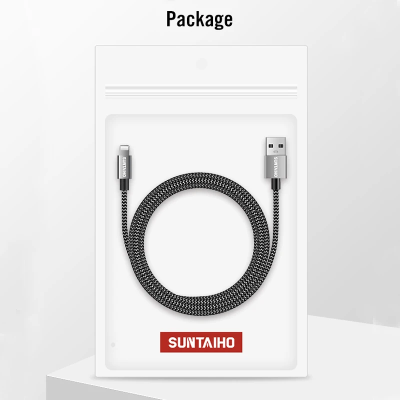 suntaiho usb cable for iphone charger cable 11 xr 7plus xs x 11 pro max 8 7 6 6s 5 5s 2 4a fast charging charger usb phone cable free global shipping