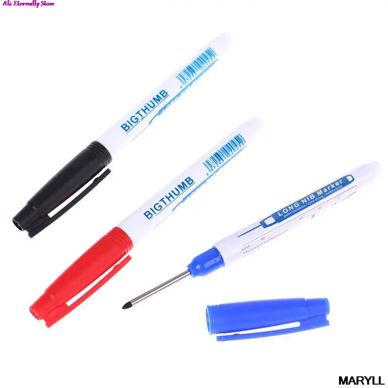 

30cm Long Head Markers Woodworking Decoration Deep Hole Marker Pens