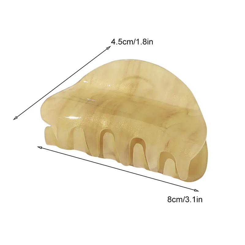 

Geometric Acetate Hair Claws Women Hair Clamp Acrylic Hair Clip For Girls Hair Crab Hair Barrette Women Hair Accessories