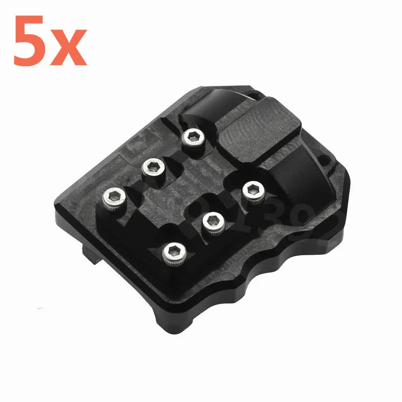

5pcs 8280 Metal Front or Rear Axle Bridge Differential Cover for 1/10 RC Crawler Cars Traxxas TRX4 TRX-4 Model Climbing Parts