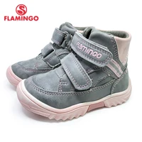 flamingo autumn felt high quality grey kids boots size 22 27 anti slip shose for girl free shipping 202b z5 2041