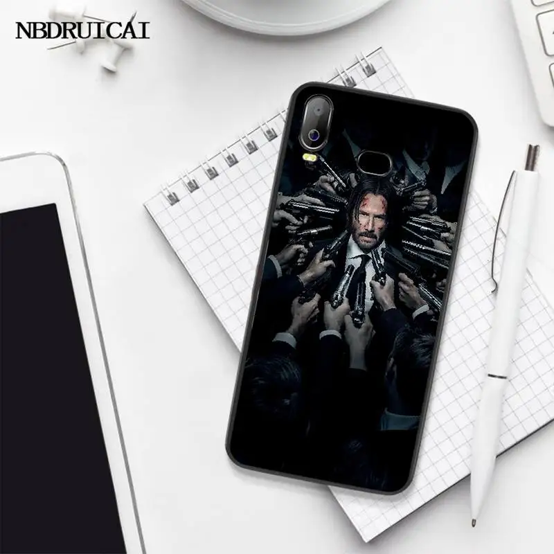 Чехол PENGHUWAN для Samsung A10 A20 A30 A40 A50 A70 A71 A51 A6 A8 2018 с изображением Джона уика | Мобильные