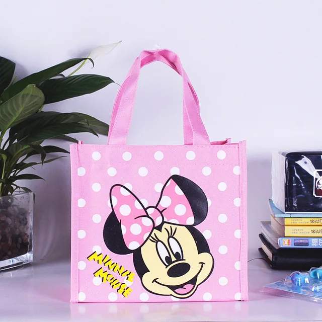 Disney мультфильм Минни Сумка для мам водонепроницаемый ланч бокс сумка складная сумка для начальной школы Обучение Ланч сумка - Цвет: 3