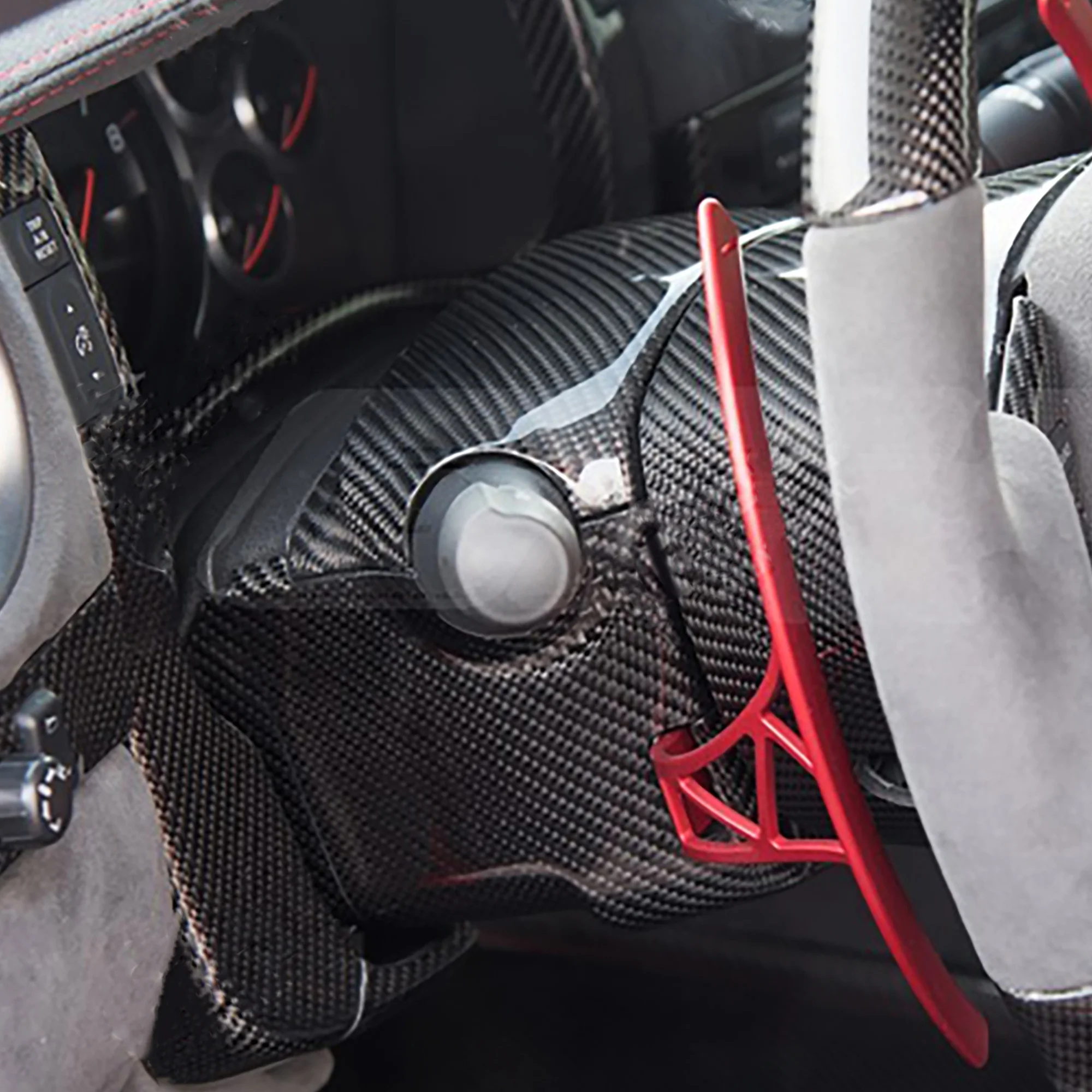 

for 2008-2016 Nissan Gt-r35 Carbon Fiber Modified Steering Wheel Base Trim 4-piece Set