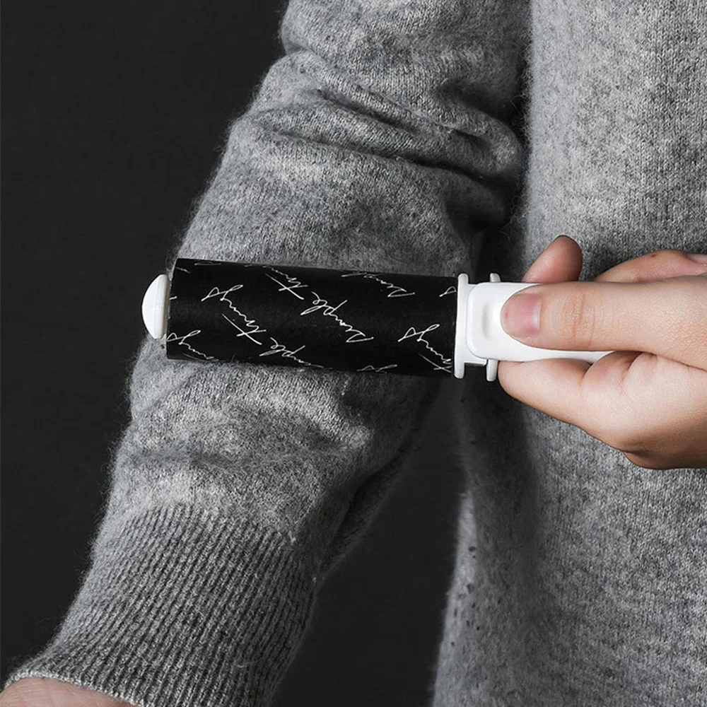 

Portable Foldable 90 Sheets Handle Sticky Clothes Hair Fluff Dust Removal Roller Cleaner Brush for Pet Clothes Furniture Bedding