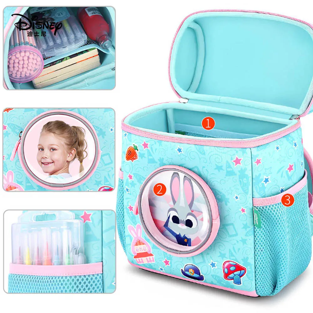 Disney Kindergarten Schoolbag Children Kids 3 Years Old 5 Tide Net Red Cute Girl Male Baby Light Personality Boy Backpack