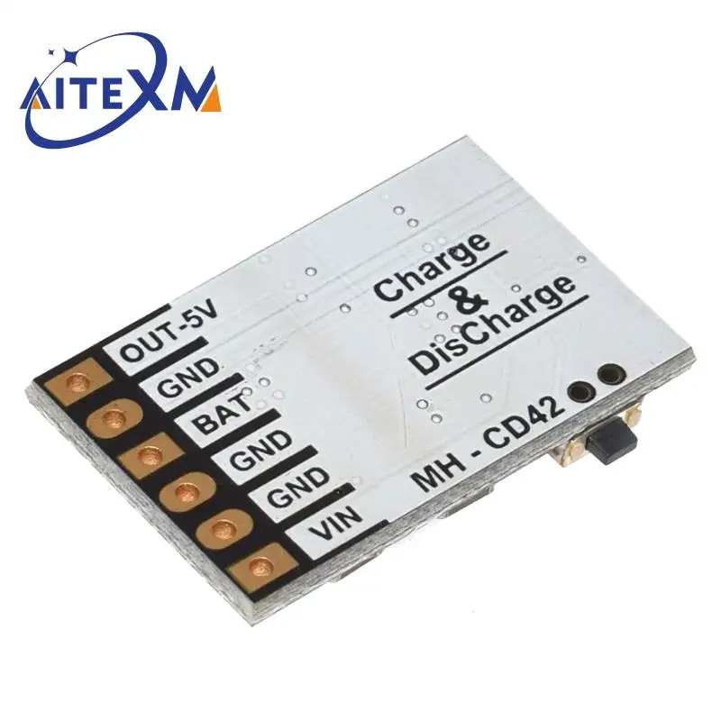 MH-CD42 DC 5V 2.1A плата питания для мобильного телефона 4 2 V зарядка/разряд (Boost)/Защита