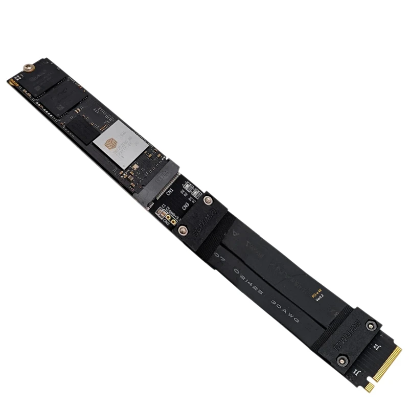 

M.2(NGFF) Key M NVMe SSD Удлинительный кабель PCIe3.0 X4 полноскоростной