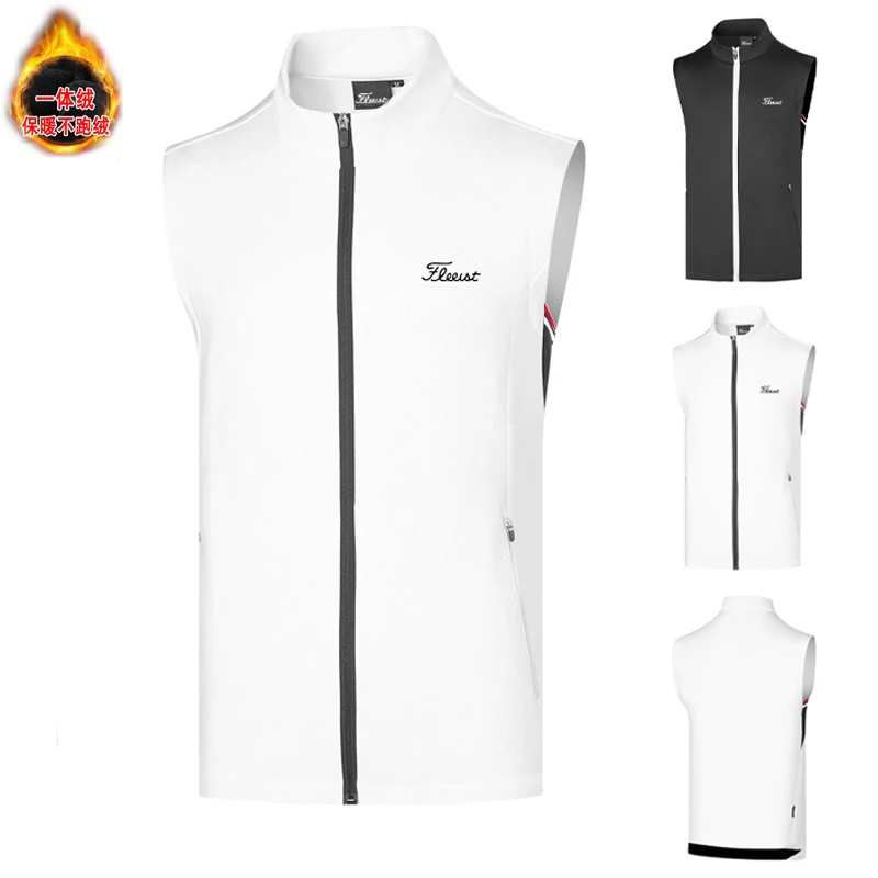 

Winter Golf Outerwear Down Cotton Golf Windbreaker Men Warm Windproof Vest Wear Men's Autumn Clothes Jackets Sportswear Sports