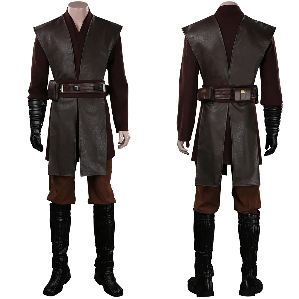 

Movie Star Cosplay Anakin Skywalker Cosplay Costume Outfits Halloween Carnival Suit For Adult Men Custom Made