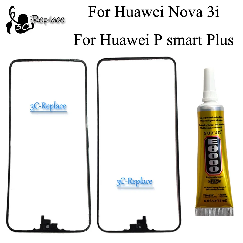 Для huawei Nova 3i Nova3i/для huawei P smart Plus передний корпус шасси пластина ЖК-рамка дисплея рамка лицевой панели с клеем