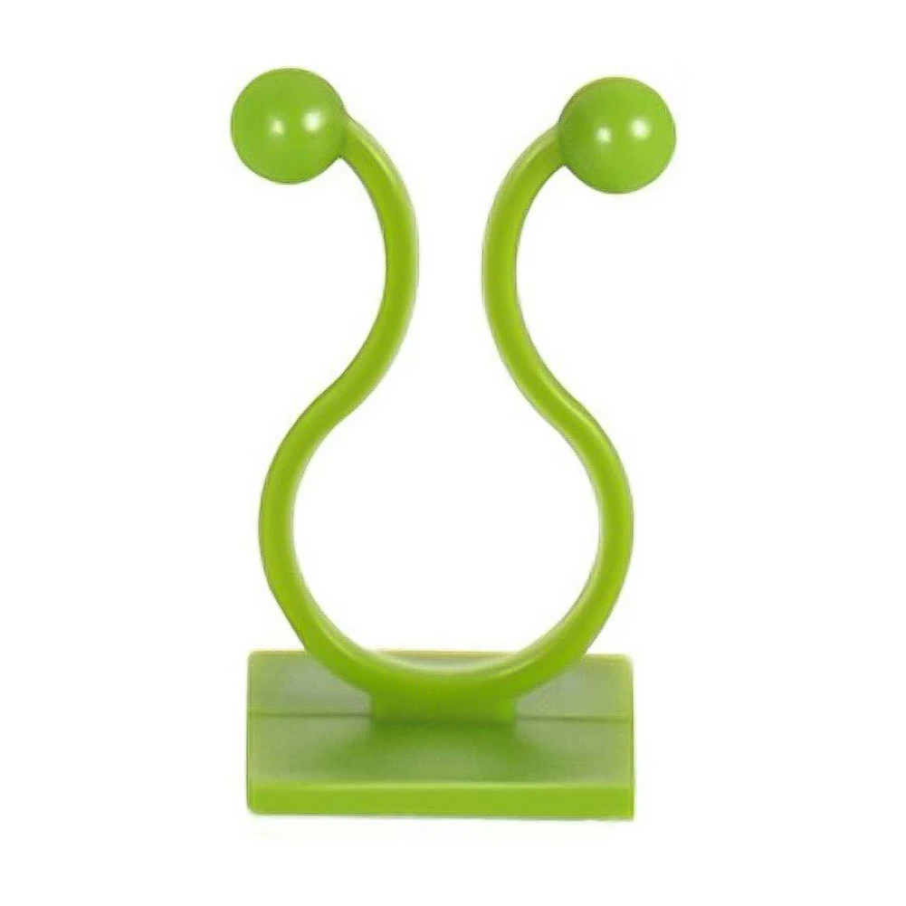 

100PCS Climbing Plant Clips Green Vine Wall Fixture Self-Adhesive Fastener Vine Support For Garden Wire Climbing Plants