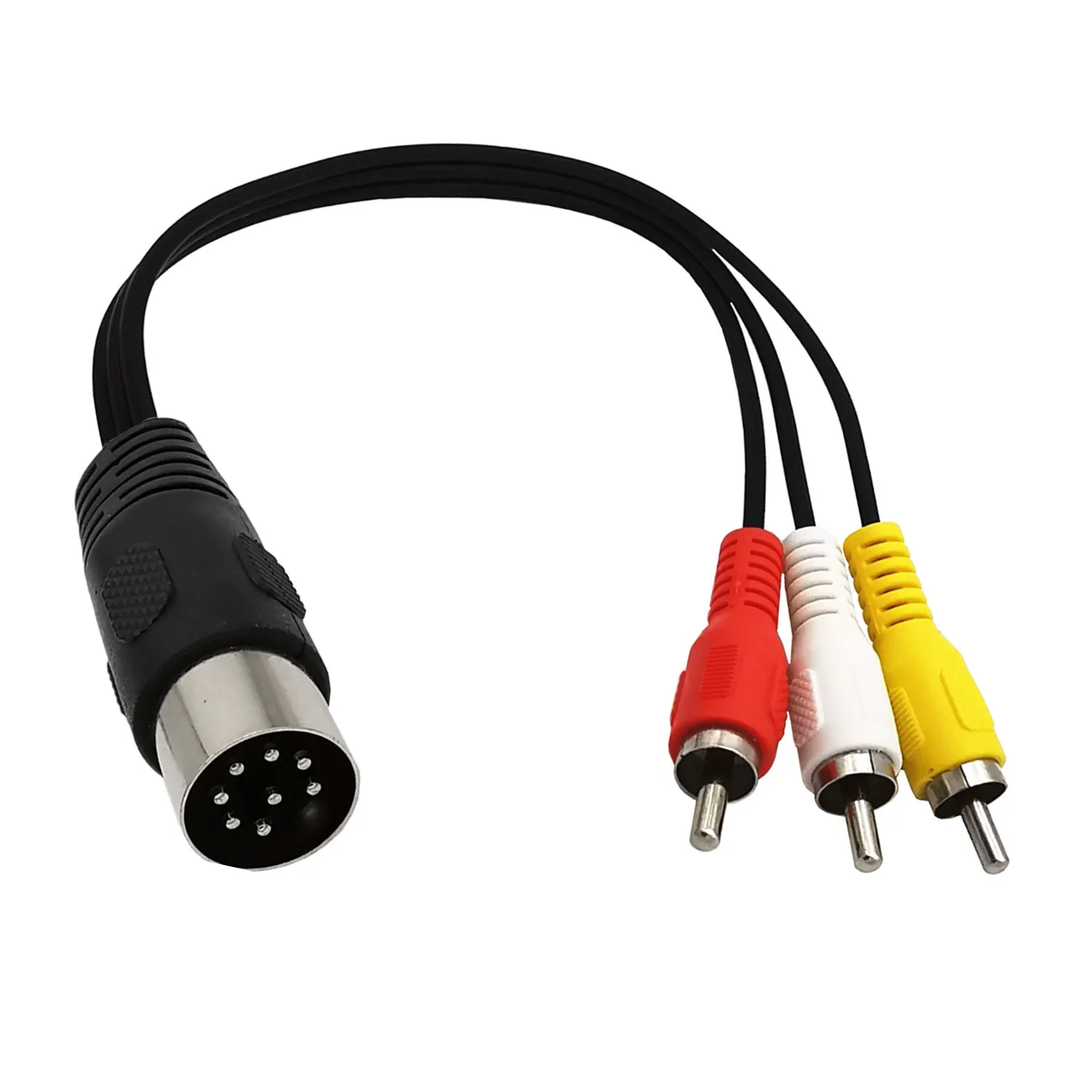 Кабель-адаптер для музыкальных инструментов разъем папа-папа 8 Pin-3RCA