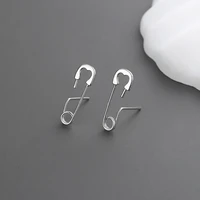 creative safety pin stud earrings for women modern everyday earrings fashion jewelry unique birthday gift for her dropshipping