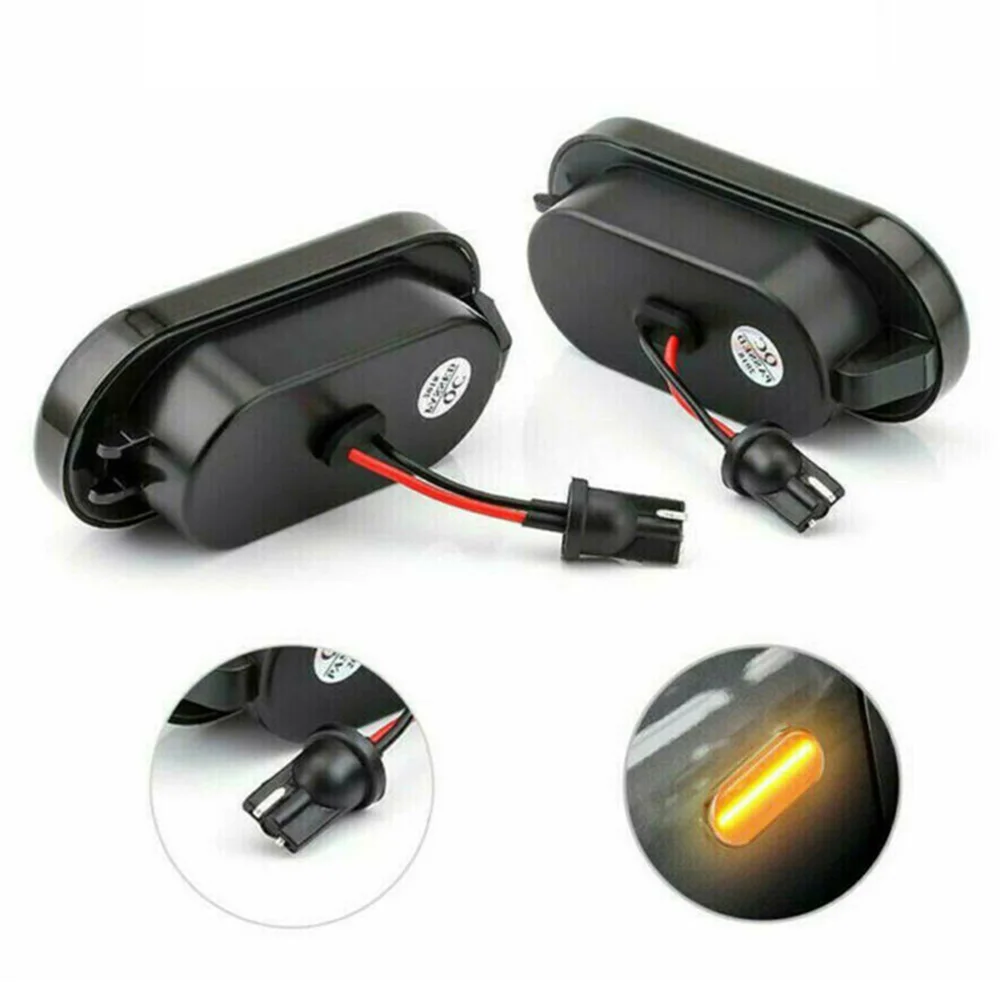 Указатель поворота светильник ретранслятор Янтарный для Golf MK4 Ford 2 шт|Сигнальная
