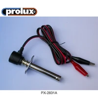 prolux px2832a px2831a plastic locking socket banana plug or alligator clip