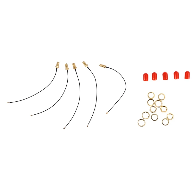 

5 Pcs 15Cm SMA To IPEX RF Female Adapter Cable Connector