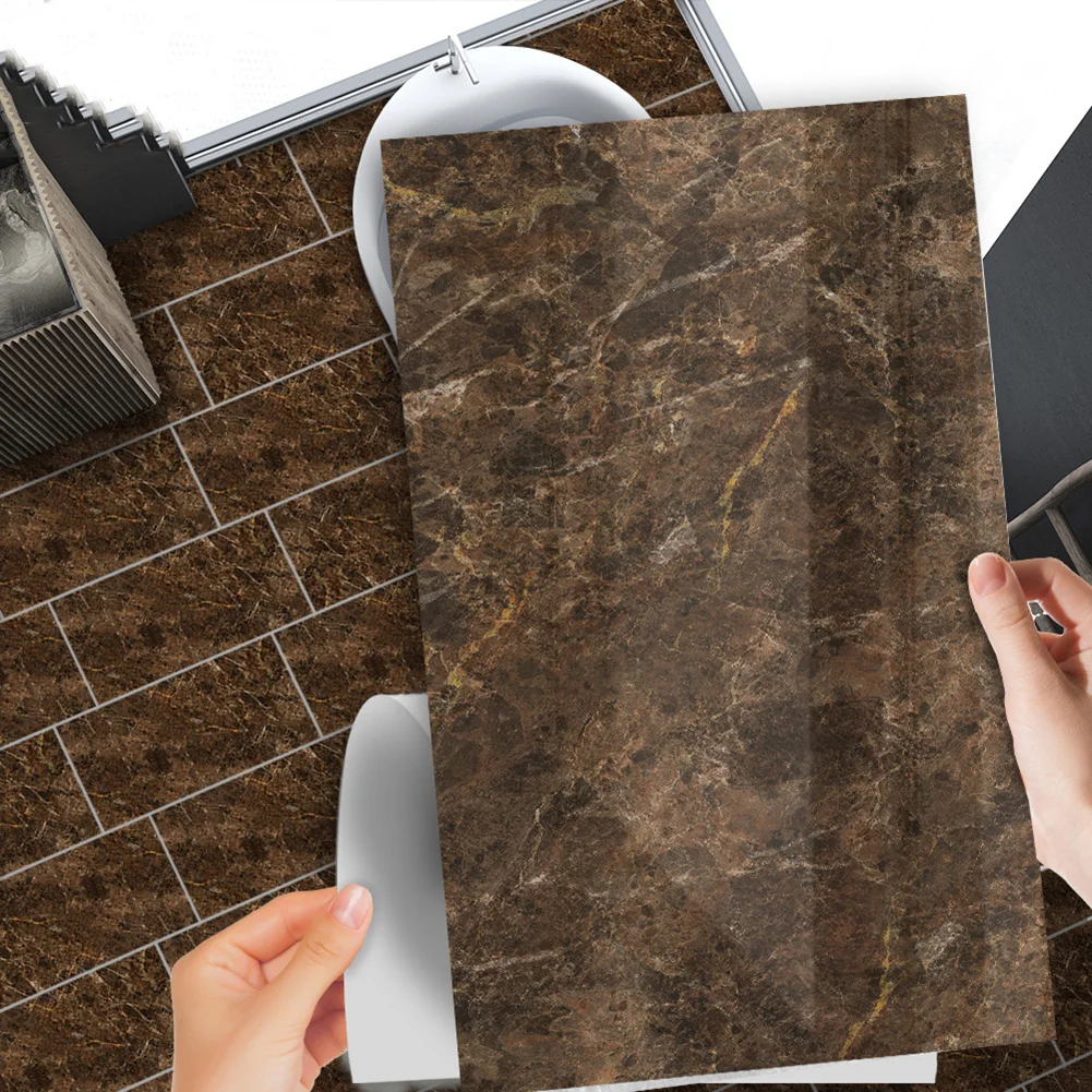 Vinyl SelfAdhesive Worktop Cupboard Door Cover Kitchen Wall Sticker 30*60CM Backsplashes Dresser Drawers | Дом и сад