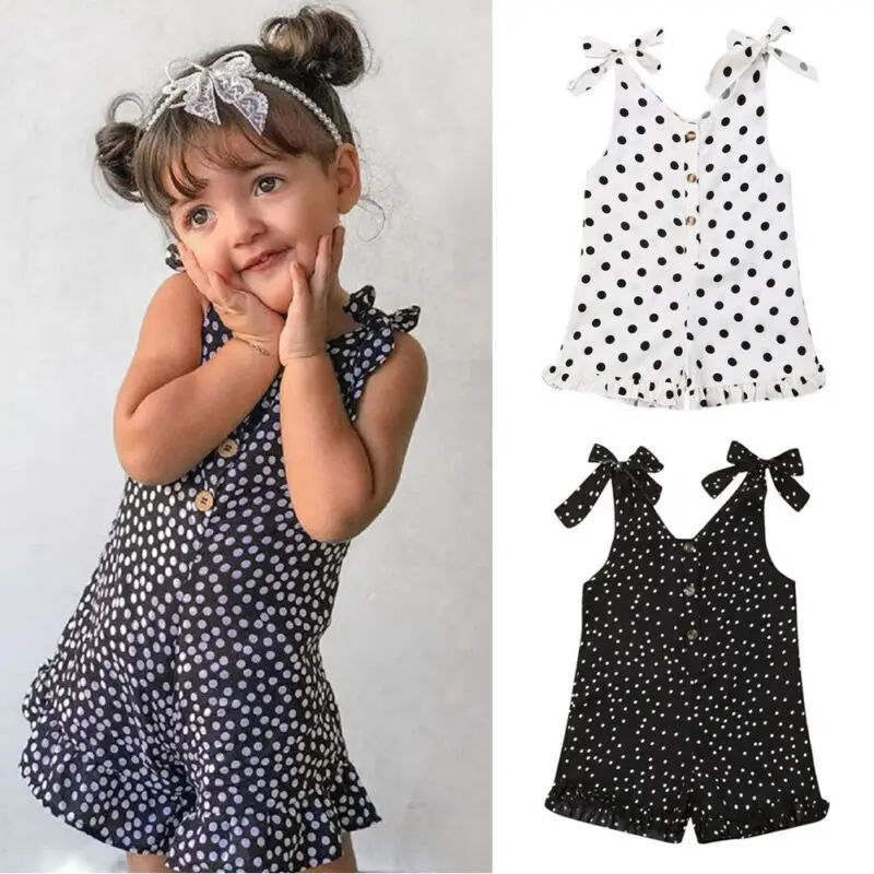 Emmababy Детская летняя одежда для малышей младенцев маленьких девочек комбинезон в