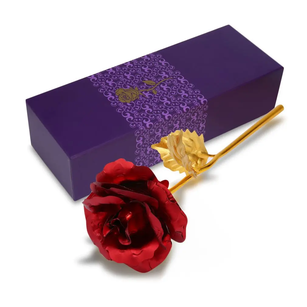 

Креативные покрытые 24-каратным золотом розы креативные подарки долговечные розы для влюбленных Свадебные Рождественские подарки