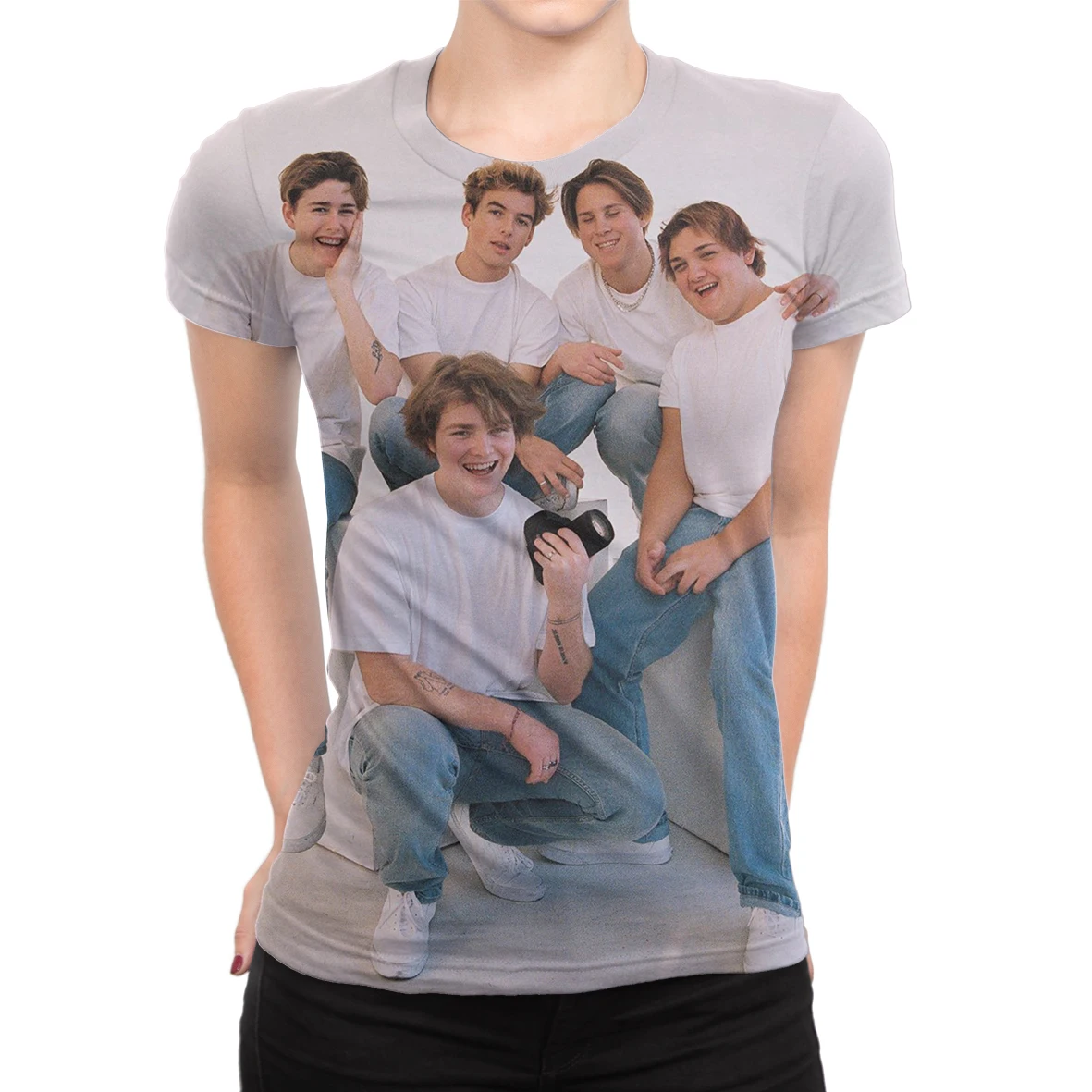 

2021 Hype House Women O-Neck T Shirts Summer Female Short Sleeve T-Shirts Girls Teen 3D Harajuku T Shirt 3d Printed T-Shirt