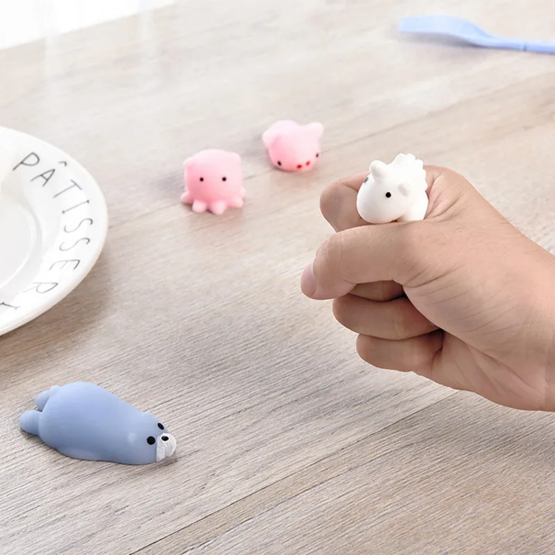 

Funny Kawaii Anti-stress Squishy Toys Squeeze Rising Squishes Animals Stress Reliever Gifts Gag Novelty Toys for Children