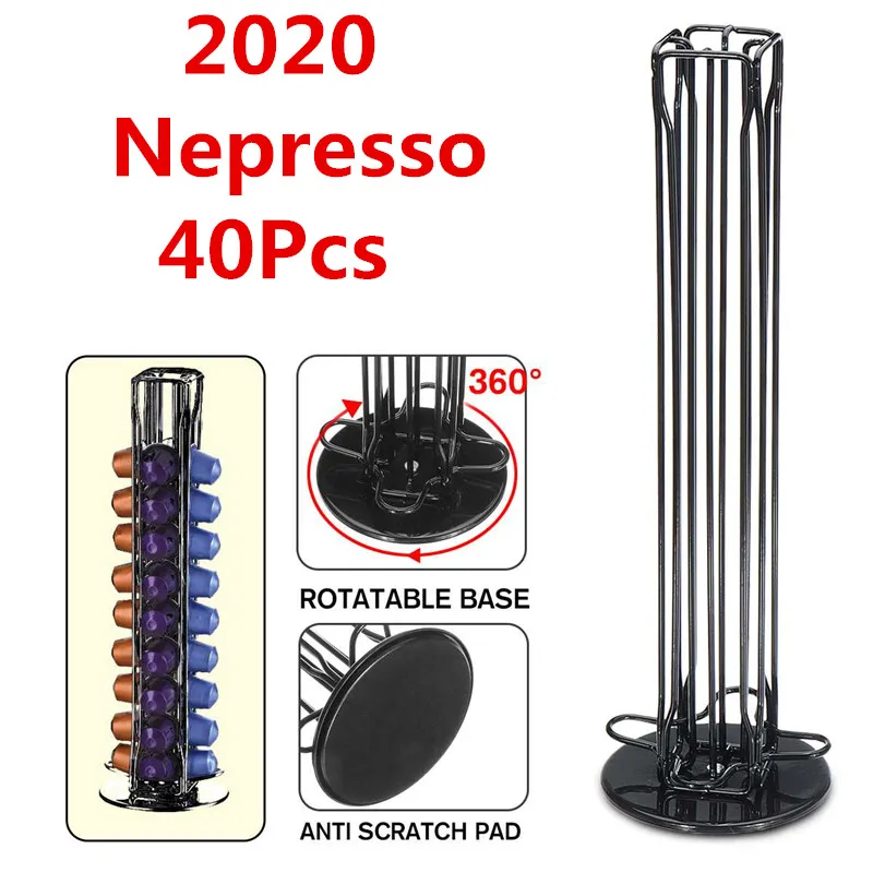 2020 Brand Nespresso Coffee Pod Holder Storage 60 Capsules Stand Kitchen Metal Shelves Organization Rack | Дом и сад