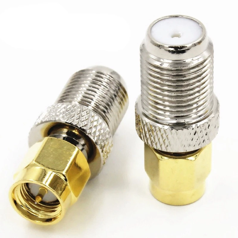 F Female Jack To SMA Male Plug RF Coaxial Connector Copper | Обустройство дома