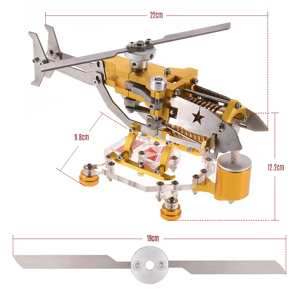 Вакуумный генератор двигателя Стирлинга модель 300 1000 об/мин транспортный