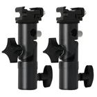 Крепление для вспышки Speedlite для вспышки камеры, поворотный кронштейн с держателем для зонт-отражатель для canon, nikon, yongnuo, godox