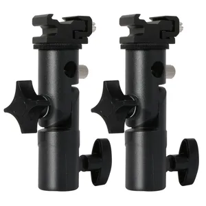 Крепление для вспышки Speedlite для вспышки камеры, поворотный кронштейн с держателем для зонт-отражатель для canon, nikon, yongnuo, godox