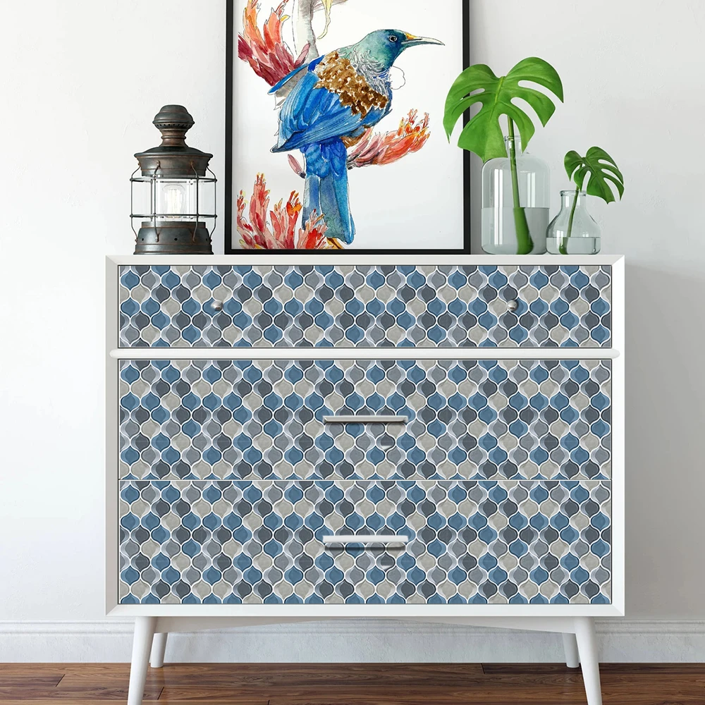 

Lantern lattice bathroom waterproof tile stickers kitchen decoration sheet wallpaper self-adhesive sheet