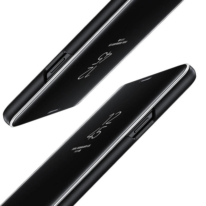 Оригинальный зеркальный умный чехол-книжка Samsung для Galaxy S10/S10 +/S9/S8 Plus/Note9/Note8