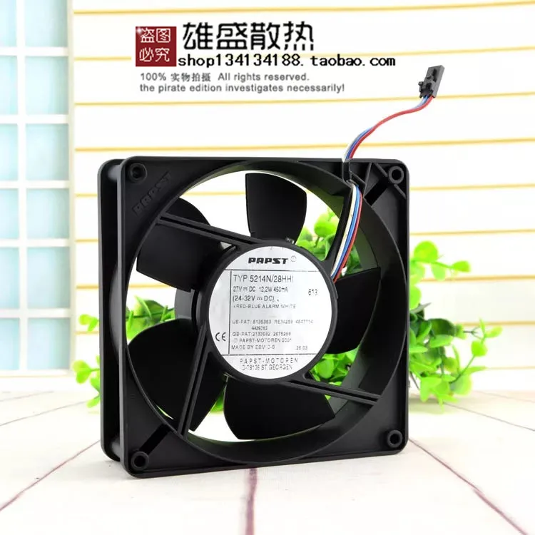 Для западного Германии Prisst Typ 5214n/28hhi 27v 12 2 W 450mA 12738 охлаждающий вентилятор |