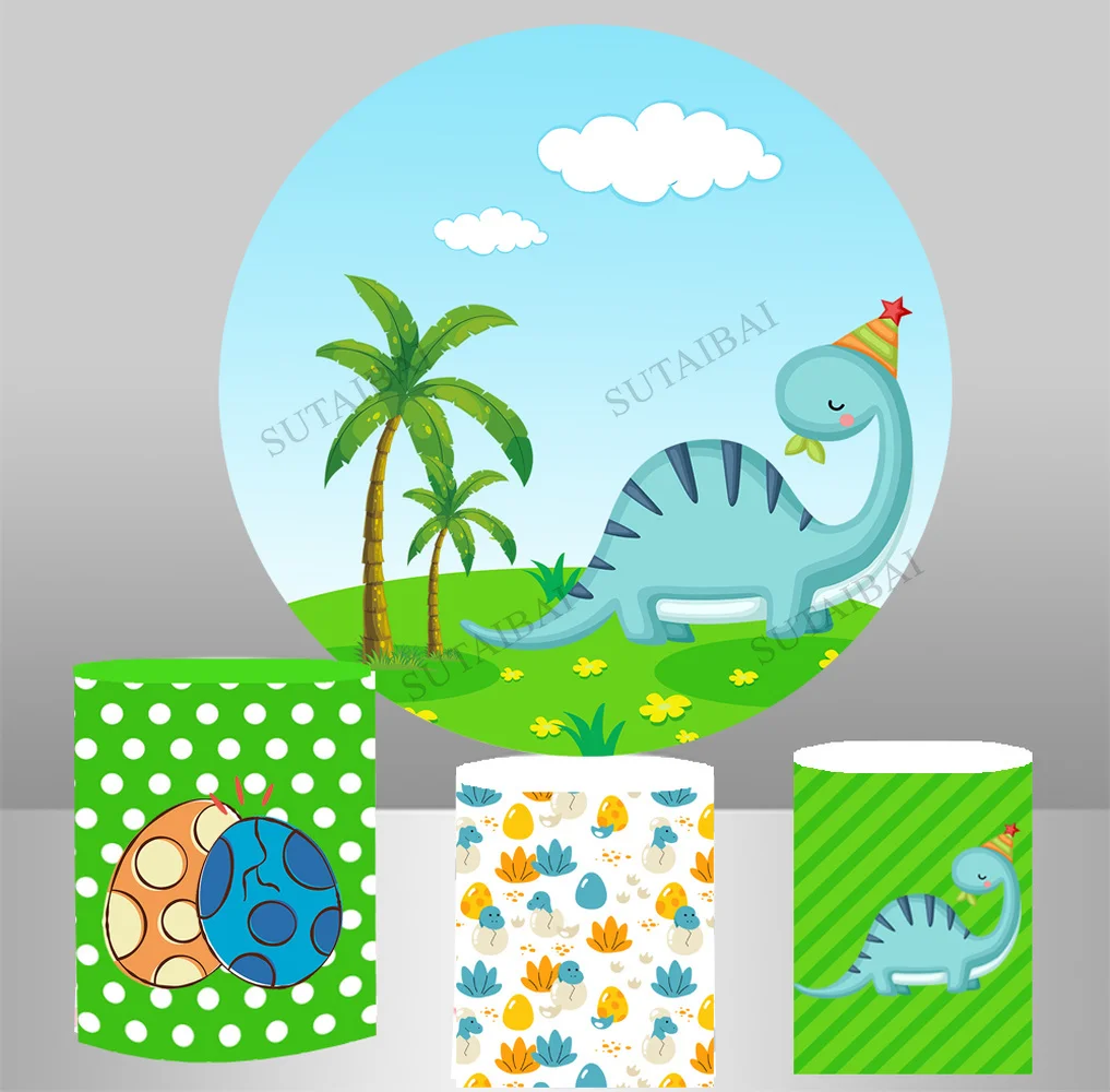 

Baby Shower виде незаполненного круга фон с милыми героями мультфильмов, детские толстовки с рисунком динозавра на день рождения вечерние фон Св...