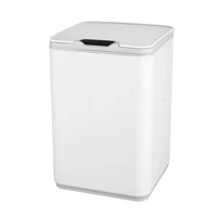 square smart trash can automatic large home desk waste bins kitchen toilet touchless basurero cocina cleaning tools eh50wb