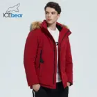 ICEbear 2021 новые зимние мужские куртки высокого качества с меховым воротником куртки модной мужской одежды марки одежды MWD20857D