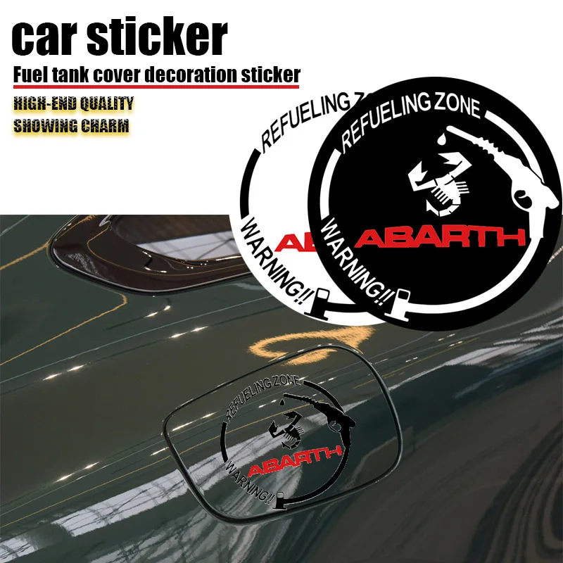 

Car Helmet Cap Fuel Tank Cap Vinyls Creative Decoration Sticker Auto Tuning for Fiat Abarth Punto Stilo Ducato Palio Pondo Tipo