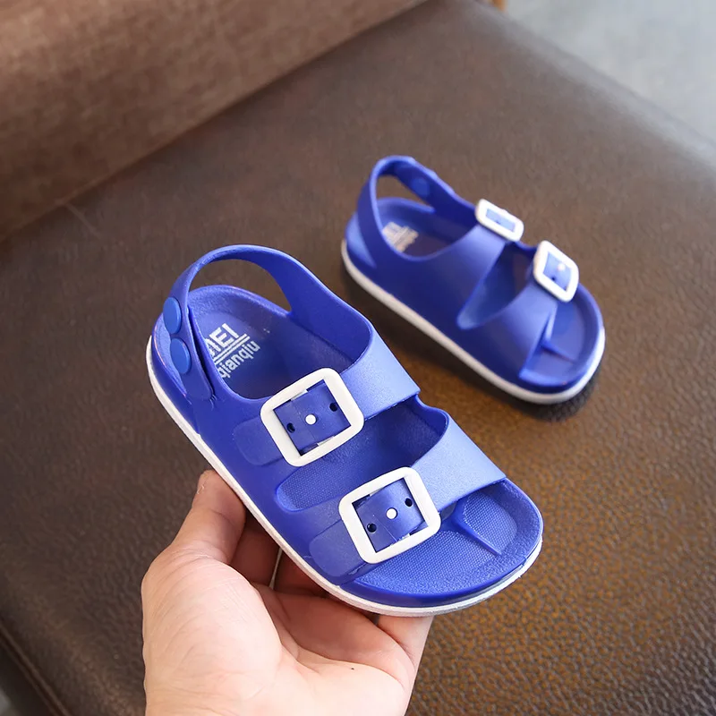 Summer Sandals for Boys Baby Fashion Flat Children Beach Shoes Kids Sports Soft Non-slip Casual Toddler Sandals Euro 23~32