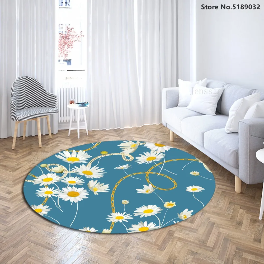 Круглый коврик для пола стол офисное кресло детские игровые коврики 3D принт