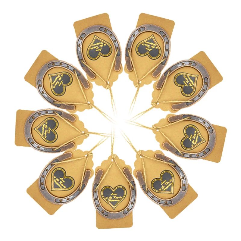 20 шт. металлическая подвеска подковы для свадебного торжества оформление