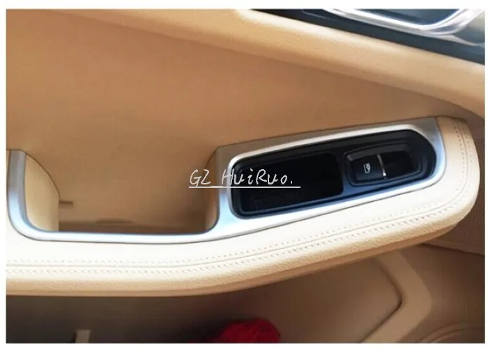 4 шт. хромированные накладки на панель двери и окна для PORSCHE MACAN 2014 2015|switch cover|panel